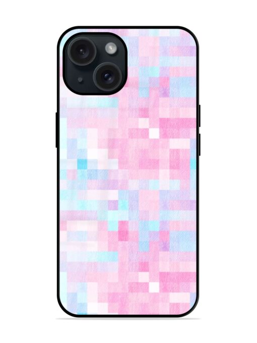 Abstract Pastel Mosaic Glossy Metal TPU Case Zapvi