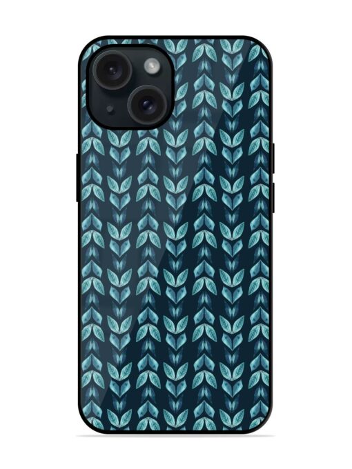 Spring Teal Foliage Glossy Metal TPU Case Zapvi