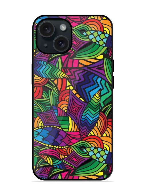 Abstract Multicolor Seamless Glossy Metal TPU Case Zapvi