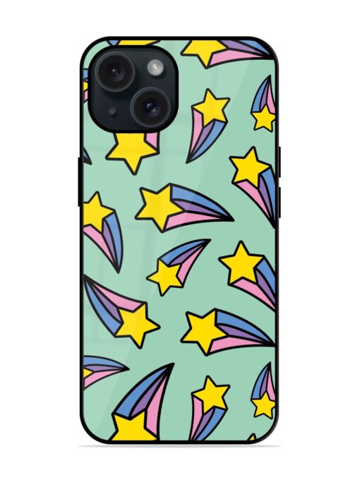 Rainbow Shooting Star Glossy Metal TPU Case Zapvi