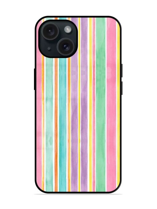 Hand Drawn Watercolor Glossy Metal TPU Case Zapvi