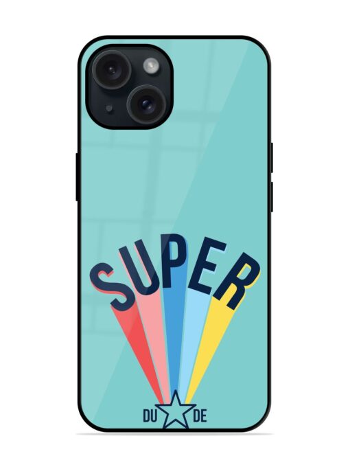 Super Dude Slogan Glossy Metal TPU Case Zapvi