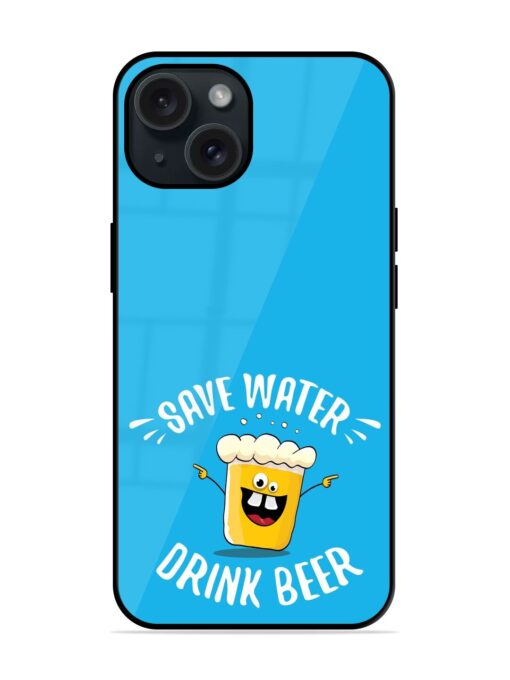 Save Water Drink Glossy Metal TPU Case Zapvi