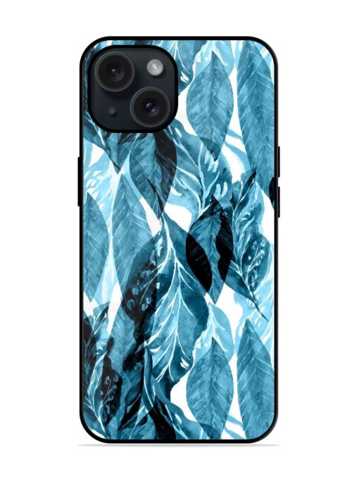 Leaves Pattern Jungle Glossy Metal TPU Case Zapvi