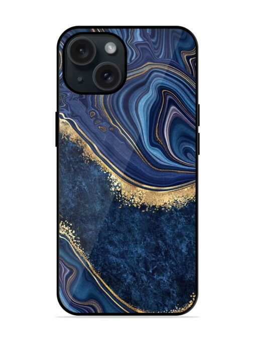 Abstract Background Blue Glossy Metal TPU Case Zapvi