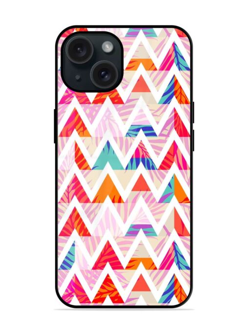 Abstract Triangle Background Glossy Metal TPU Case Zapvi