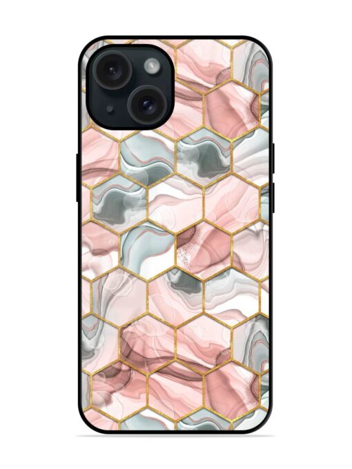 Hexagon Seamless Texture Glossy Metal TPU Case Zapvi