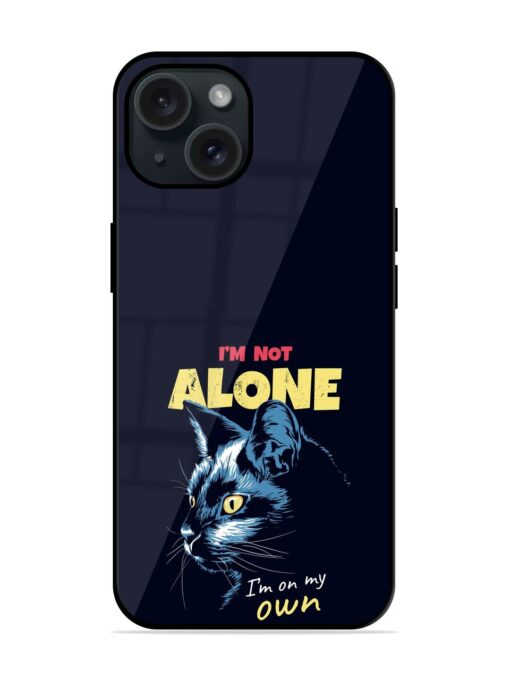 Slogan Black Cat Glossy Metal TPU Case Zapvi