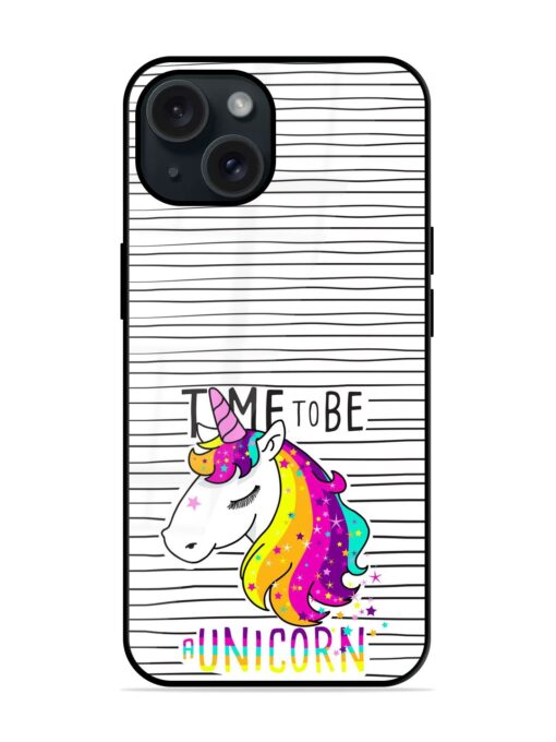 Cute Magical Unicorn Sweet Glossy Metal TPU Case Zapvi