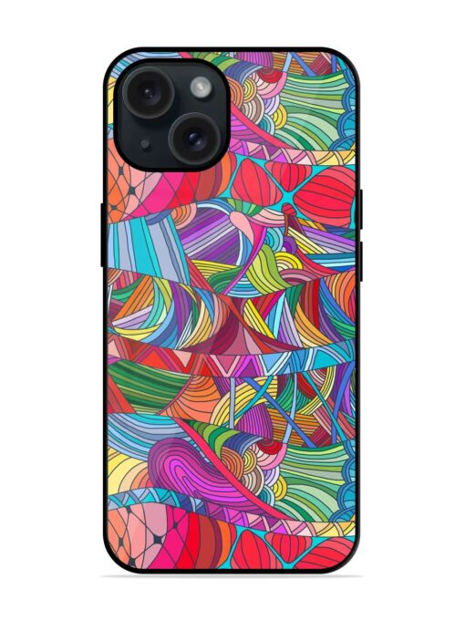 Seamless Patterns Hand Drawn Glossy Metal TPU Case Zapvi