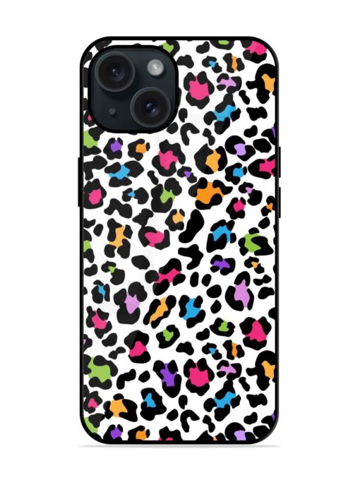 Seamless Leopard Pattern Glossy Metal TPU Case Zapvi