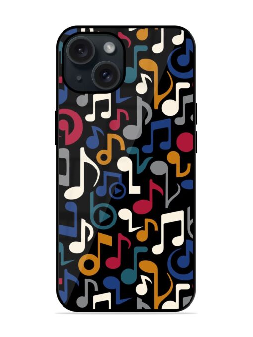 Colored Notes Icons Glossy Metal TPU Case Zapvi