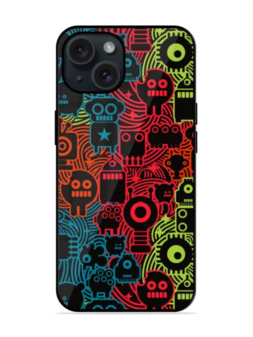 Robot Monsters Cool Glossy Metal TPU Case Zapvi