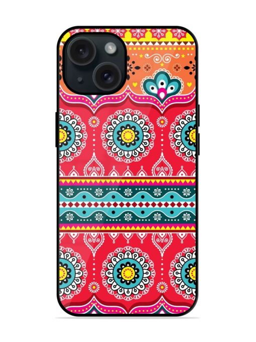 Red And Pink Mandala Truck Glossy Metal TPU Case Zapvi