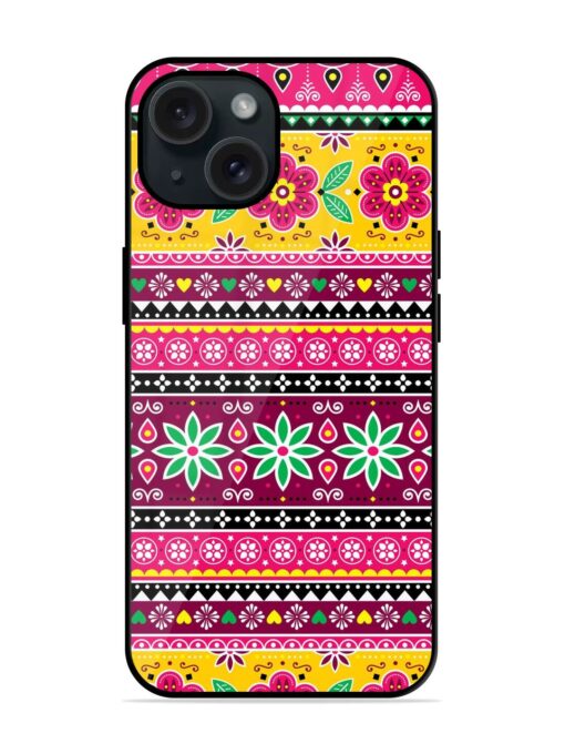 Yellow And Pink Mandala Truck Glossy Metal TPU Case Zapvi