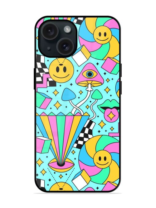 Trippy Rainbow 60S Glossy Metal TPU Case Zapvi