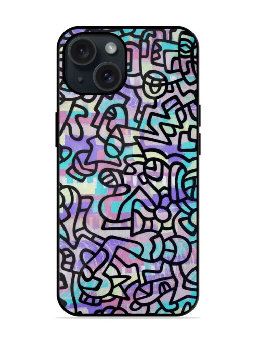 Line Art Glossy Metal TPU Case Zapvi