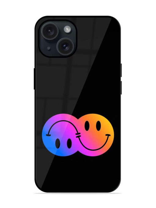 Gradient Smile Art Glossy Metal TPU Case Zapvi