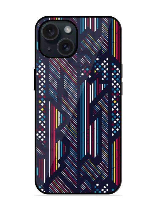 Colored Geometric Seamless Glossy Metal TPU Case Zapvi