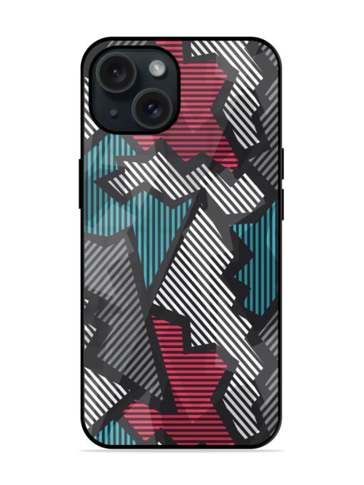 Technology Seamless Pattern Glossy Metal TPU Case Zapvi