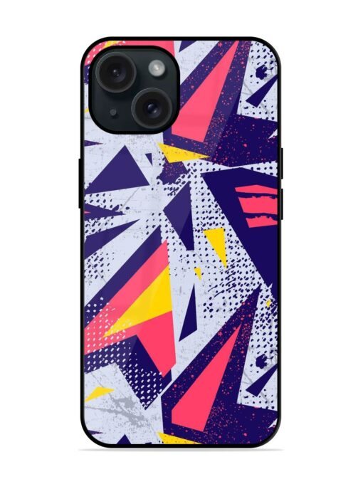 Abstract Seamless Geometric Glossy Metal TPU Case Zapvi