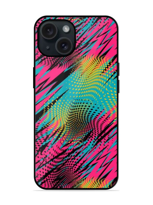 Abstract Seamless Geometric Glossy Metal TPU Case Zapvi