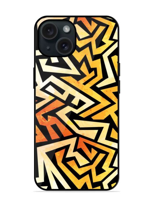 Ancient Maze Seamless Glossy Metal TPU Case Zapvi