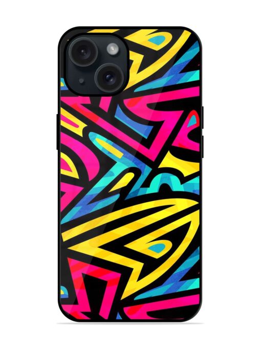 Bright Graffiti Seamless Glossy Metal TPU Case Zapvi