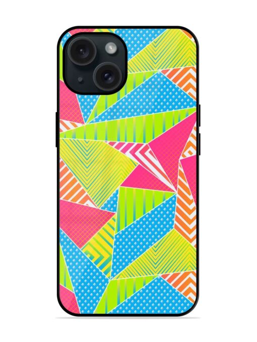 Funky Color Triangle Glossy Metal TPU Case Zapvi