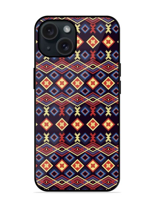 Geometric Mosaic Train Glossy Metal TPU Case Zapvi