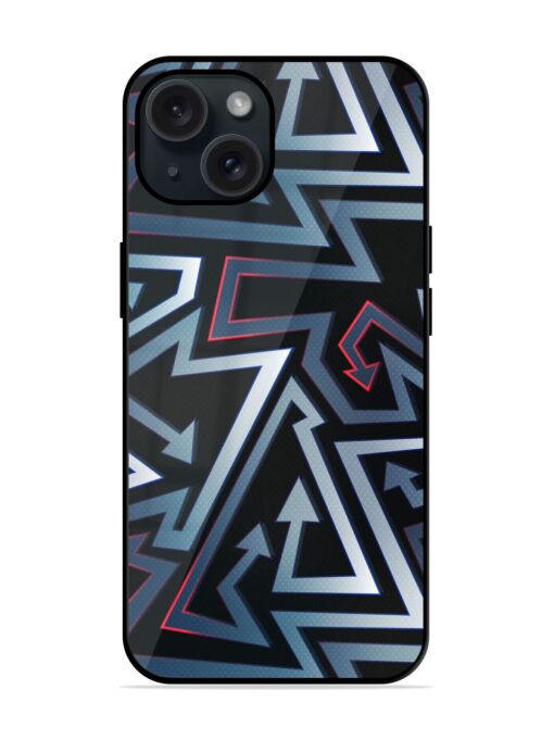 Graffiti Arrow Seamless Glossy Metal TPU Case Zapvi