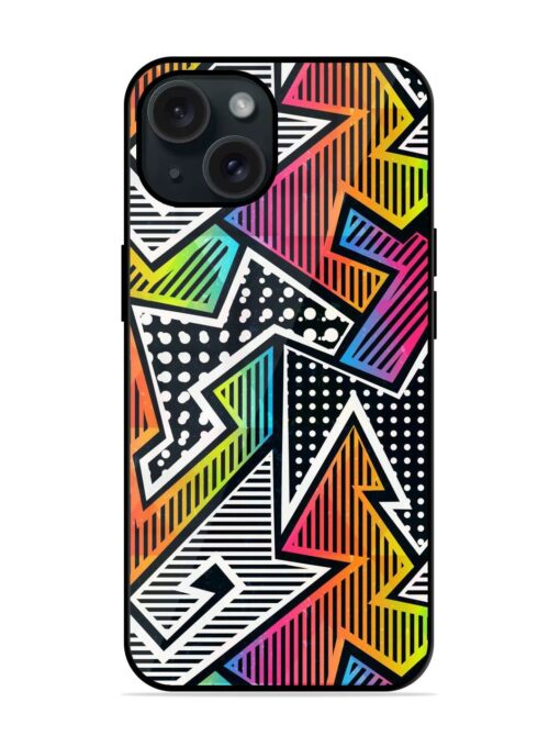 Graffiti Seamless Pattern Glossy Metal TPU Case Zapvi