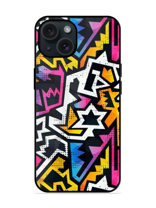 Graffiti Seamless Pattern Glossy Metal TPU Case Zapvi