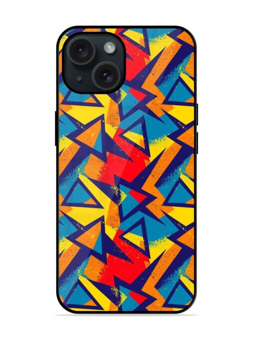 Seamless Abstract Pattern Glossy Metal TPU Case Zapvi