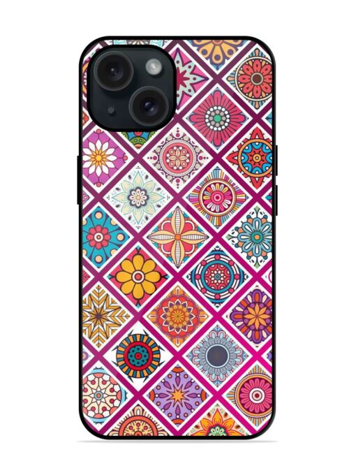 Seamless Tile Pattern Glossy Metal TPU Case Zapvi