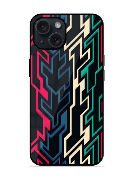 Tribal Geometric Vector Glossy Metal TPU Case Zapvi