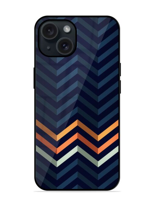 Striped Zigzagging Glossy Metal TPU Case Zapvi