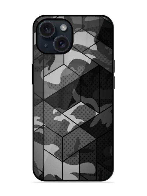 Hexagonal Pattern Glossy Metal TPU Case Zapvi