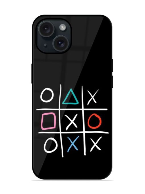 Super Neon Tic-Tac-Toe Glossy Metal TPU Case Zapvi