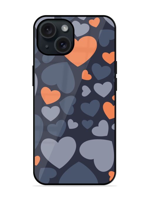 Heart Seamless Vector Glossy Metal TPU Case Zapvi