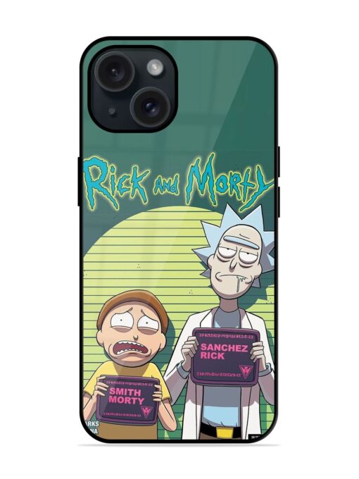 Rick And Morty Glossy Metal TPU Case Zapvi