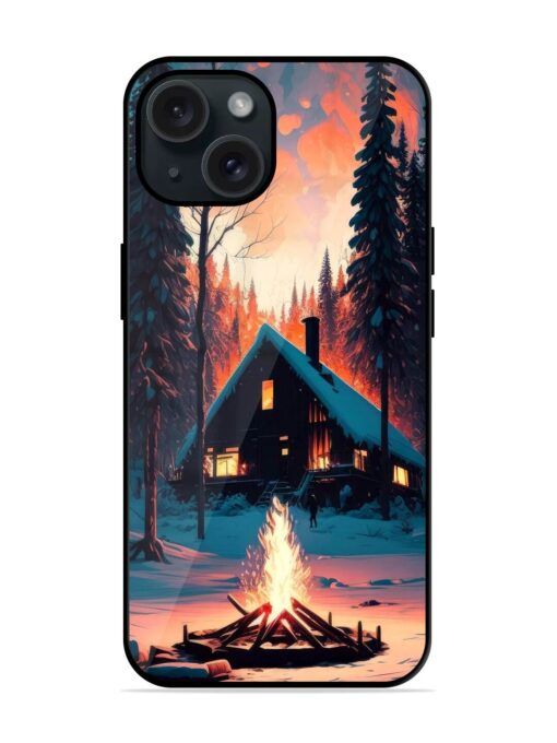 Winter Home Camp Glossy Metal TPU Case Zapvi