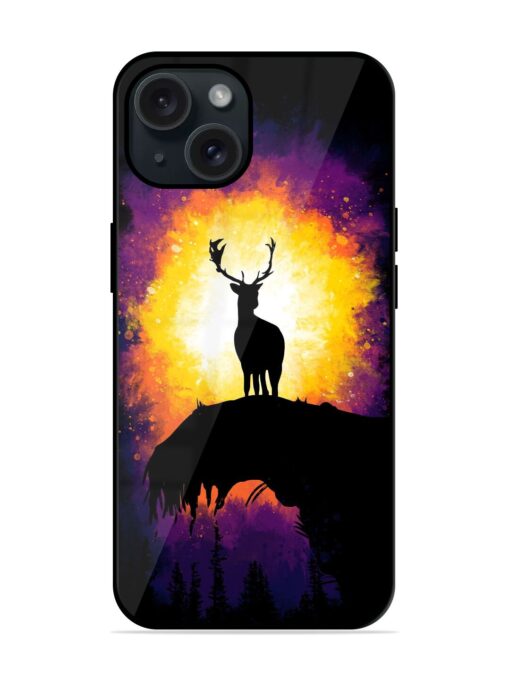 Elk Animal Art Glossy Metal TPU Case Zapvi