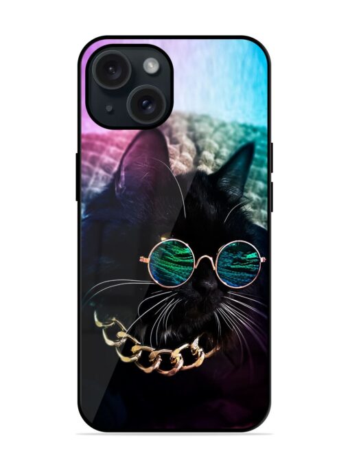 Black Cat Glossy Metal TPU Case Zapvi