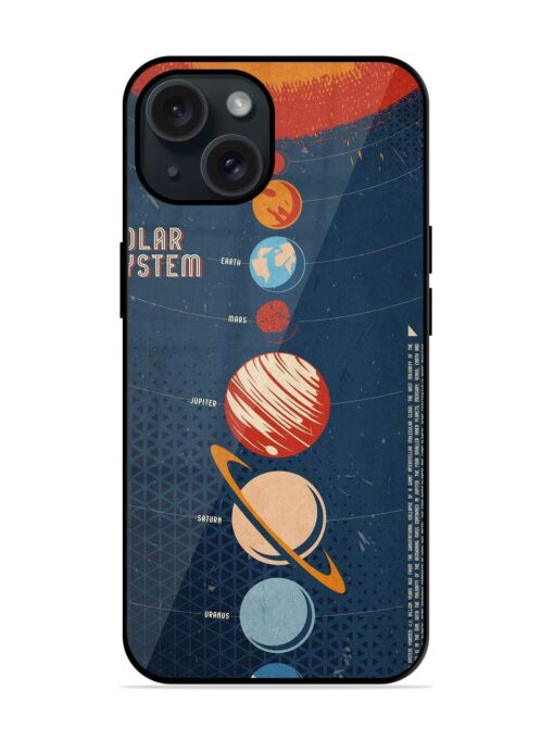 Solar System Vector Glossy Metal TPU Case Zapvi