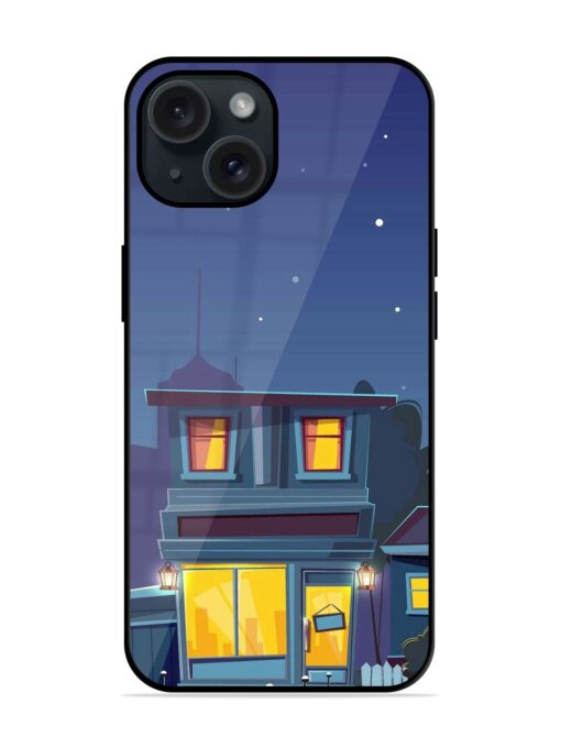 Vector Night House Glossy Metal TPU Case Zapvi