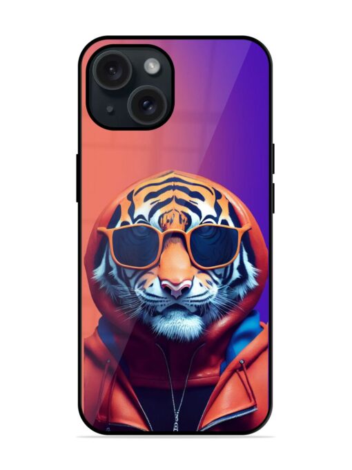 Tiger Animation Glossy Metal TPU Case Zapvi