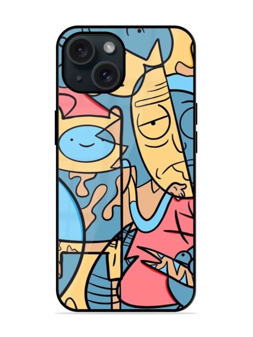 Silly Face Doodle Glossy Metal TPU Case Zapvi