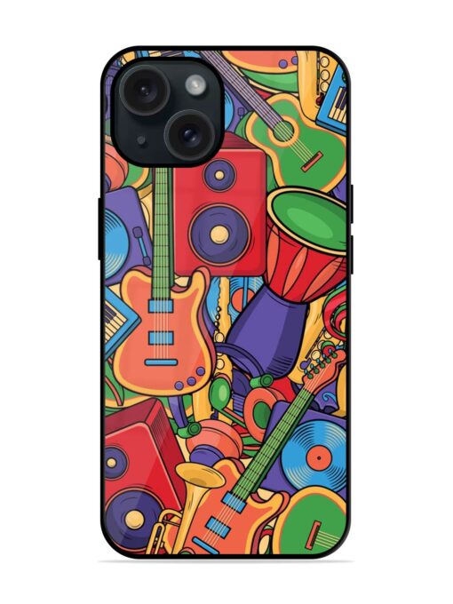 Colorful Music Art Glossy Metal TPU Case Zapvi