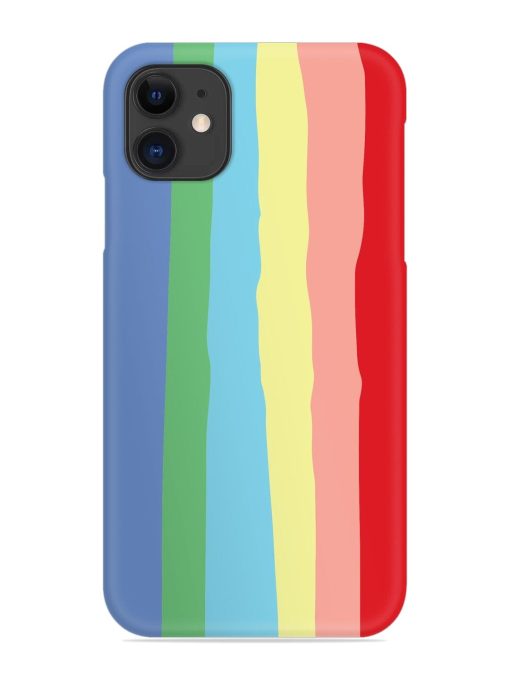 Rainbow Premium Shade Snap Case for Apple Iphone 11 Zapvi